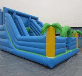 T8-2005 Jungle Themed Commercial Giant Inflatable Slide For Adult