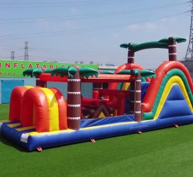 T7-520 Jungle Theme Inflatable Obstacle Courses