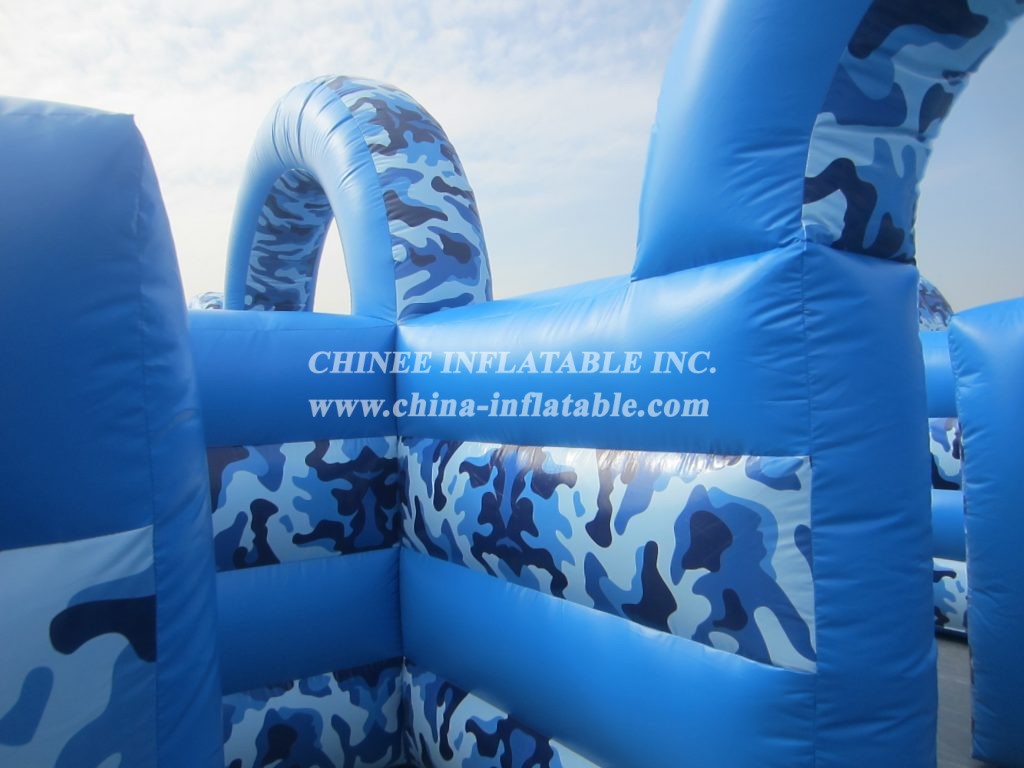 T11-1415 Blue Inflatable Maze