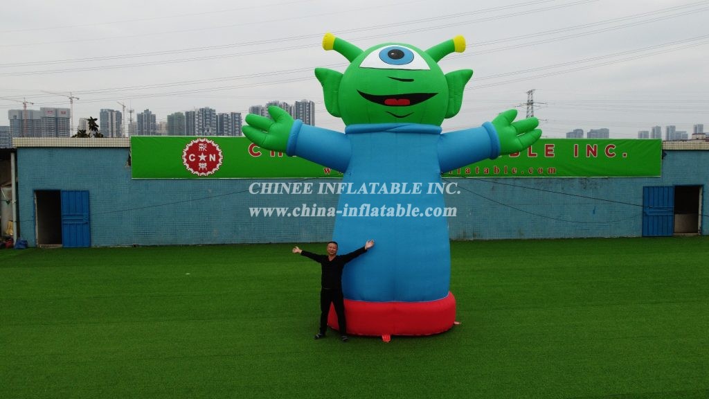 EH-04 Alien Inflatable Character Inflatable Advertising 5M Height