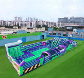 GF2-038 Inflatable Funcity Jumping Bouncy Obstacle Inflatable Outdoor Playground
