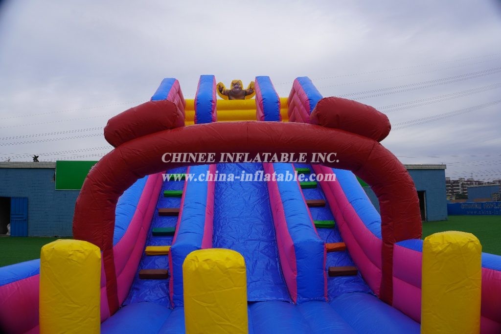 T8-1700 Boonie Bears Inflatable Dry Slide