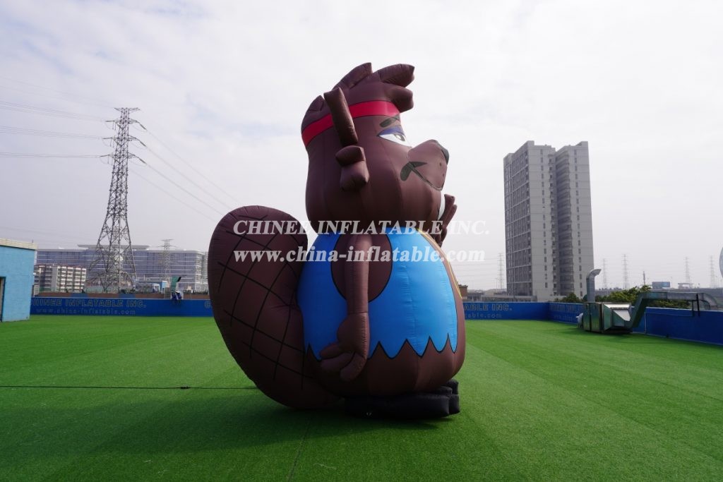 CA-03 Giant Outdoor Inflatable Beaver Inflatable Character Inflatable Advertising 5M Height