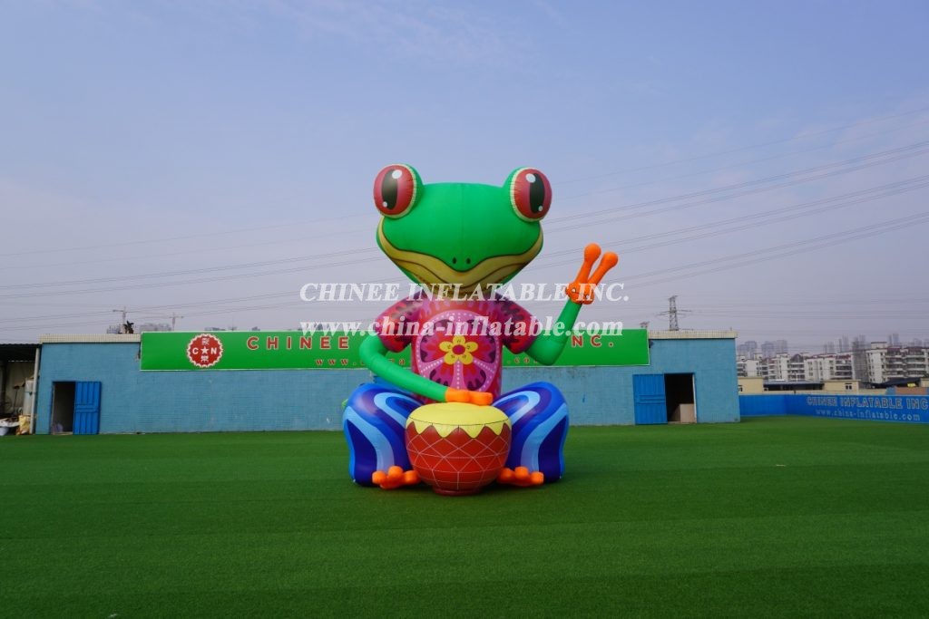 CA-02 Giant Outdoor Inflatable Frog Inflatable Character Inflatable Advertising 5M Height