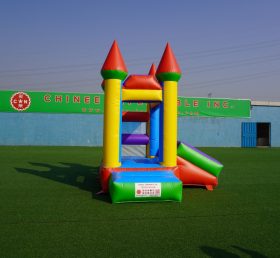 T2-3502 Small Bouncy Castle Jumper With Slide Inflatable Bouncer