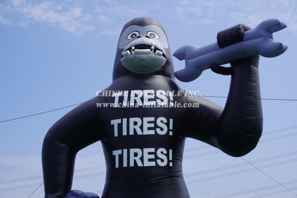 CARTOON2-115 Custom Giant 30Feet High Inflatable Gorilla King Kong