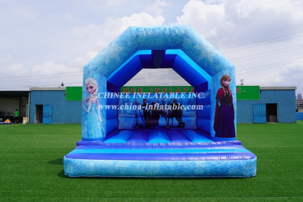 T2-3488B Disney Frozen Bouncy House Commercial Castle Jumper