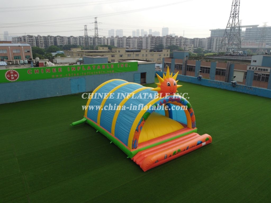 T11-1316 Air Mountain With Roof Inflatable Sport Game Kids Party Game