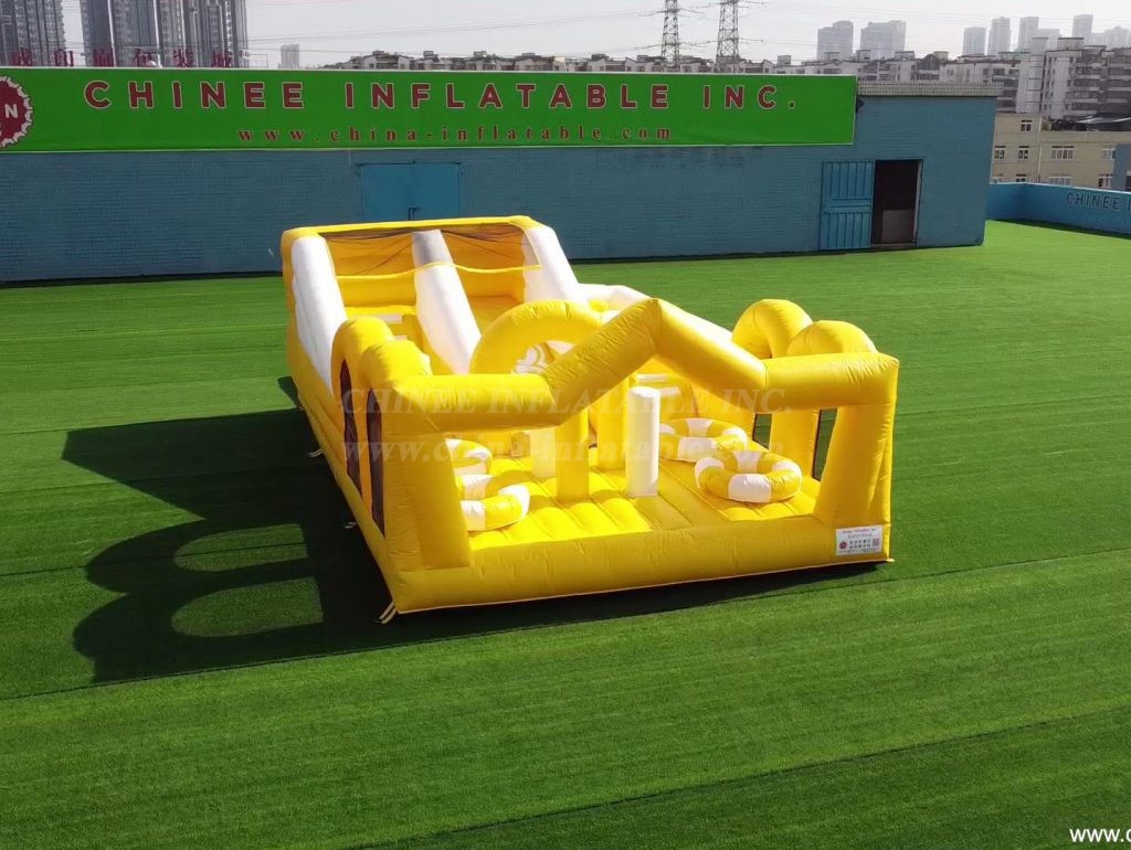 T7-1249 Inflatable Obstacle Course Bounce Jumping House Crown Gate For Kids