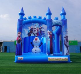 T5-1002A Disney Frozen Bouncy Castle Combo With Slide Jumping Castle