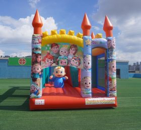 T5-1002B Cocomelon Bouncy Castle Combo Slide Outdoor Kids