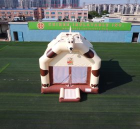 T4-3 Inflatable bounce dog theme jumping house