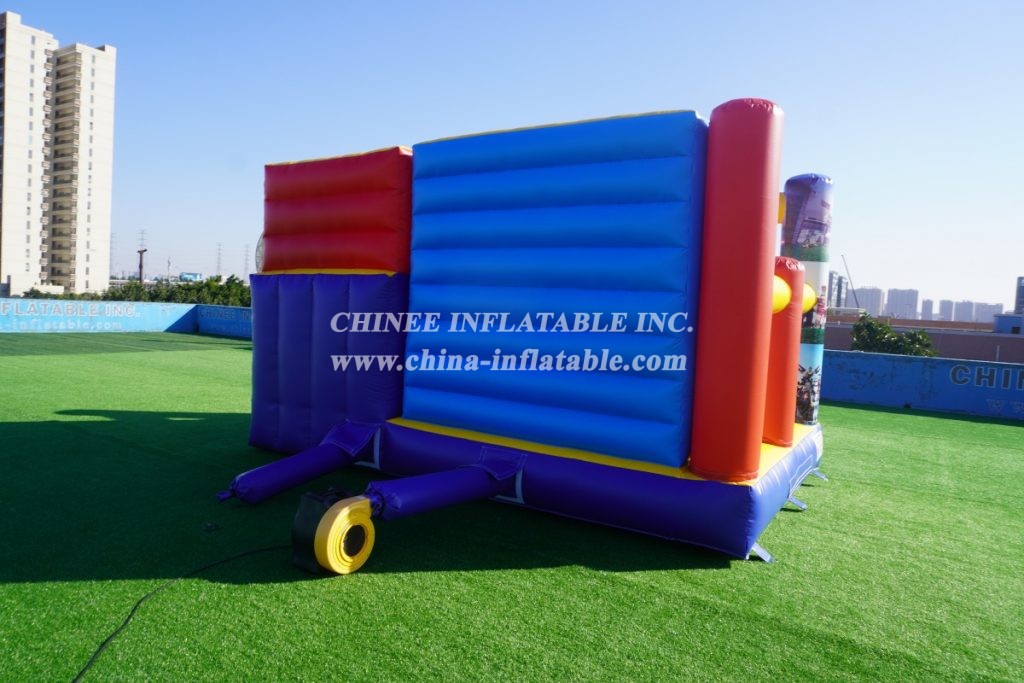 T2-3210C Roblox Themed Inflatable Bounce House With Slide