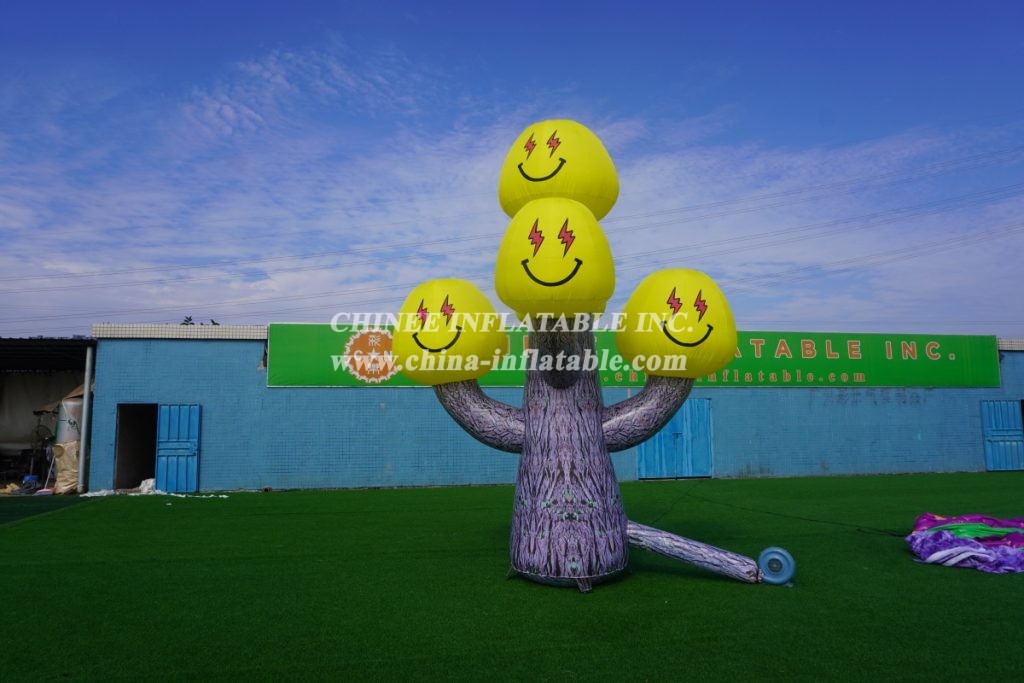 S4-527 Inflatable Emoji Tree Inflatable Cartoons