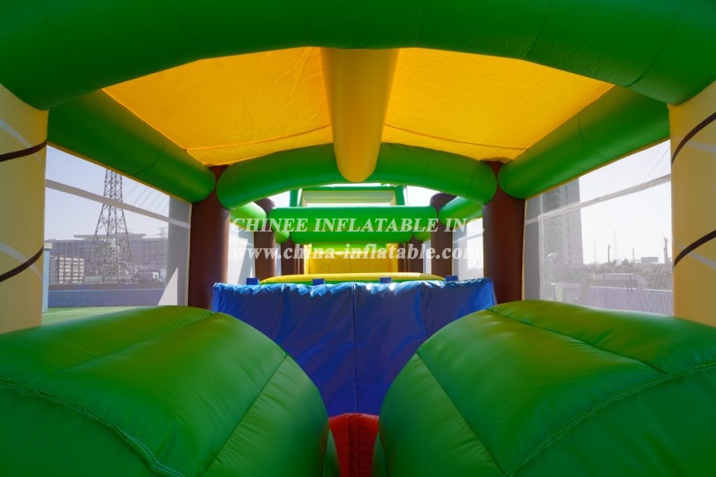 T7-1255 Inflatable Obstacle Course Removable Challenge Run