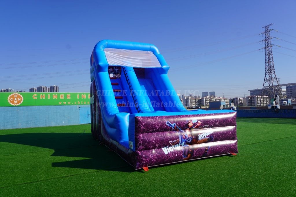 T8-3803B Fortnite Inflatable Slide