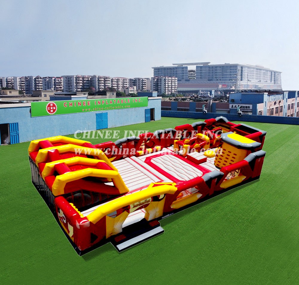 GF2-064 Inflatable Jumping Bouncy Obstacle Inflatable Outdoor Playground