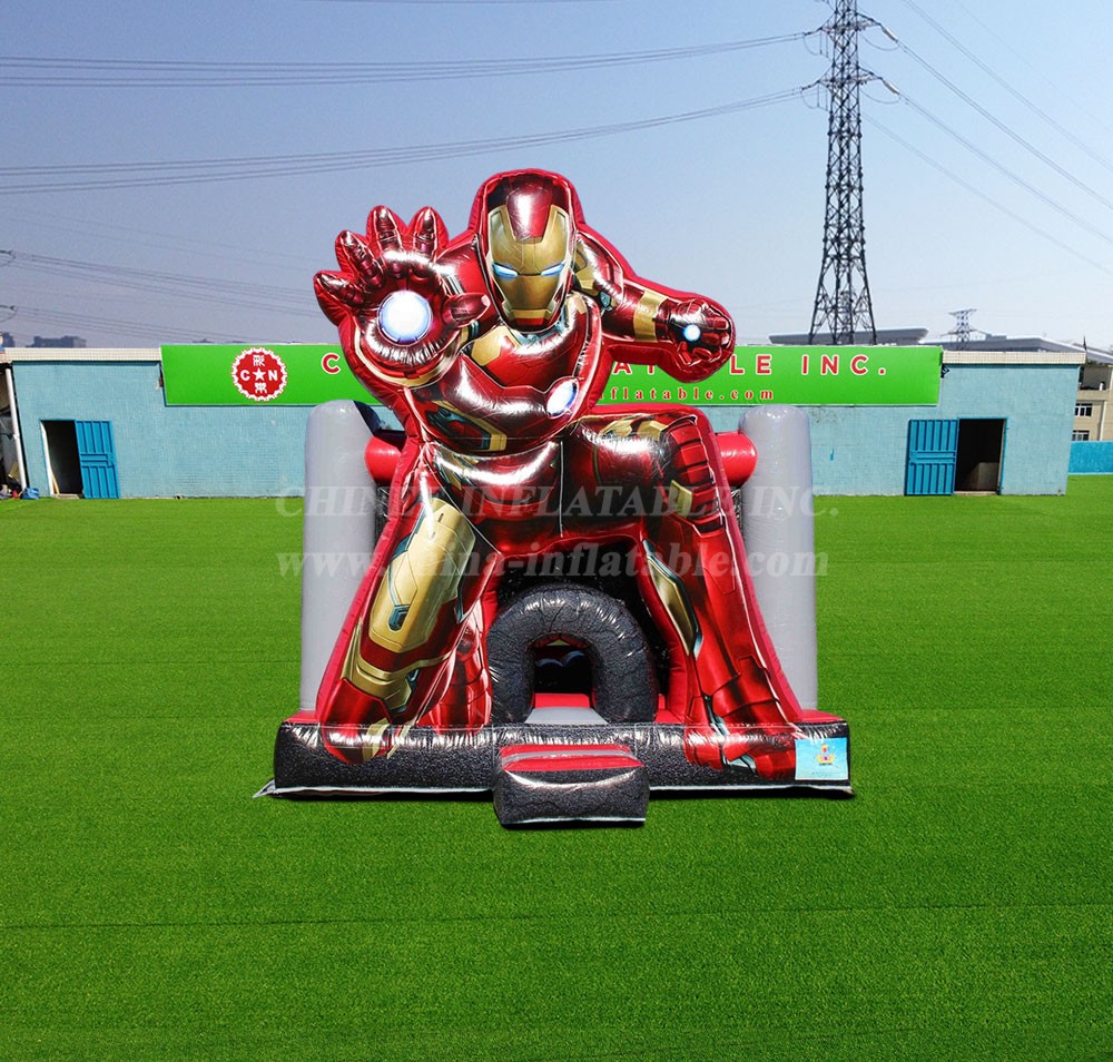 T2-4079 Iron Man Superhero Jumping Castle