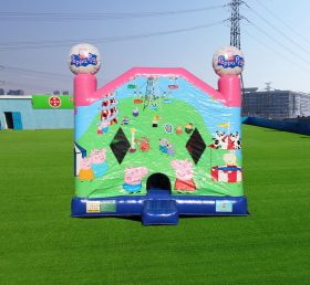 T2-4083 Peppa Pig & George Combo Jumping Castle