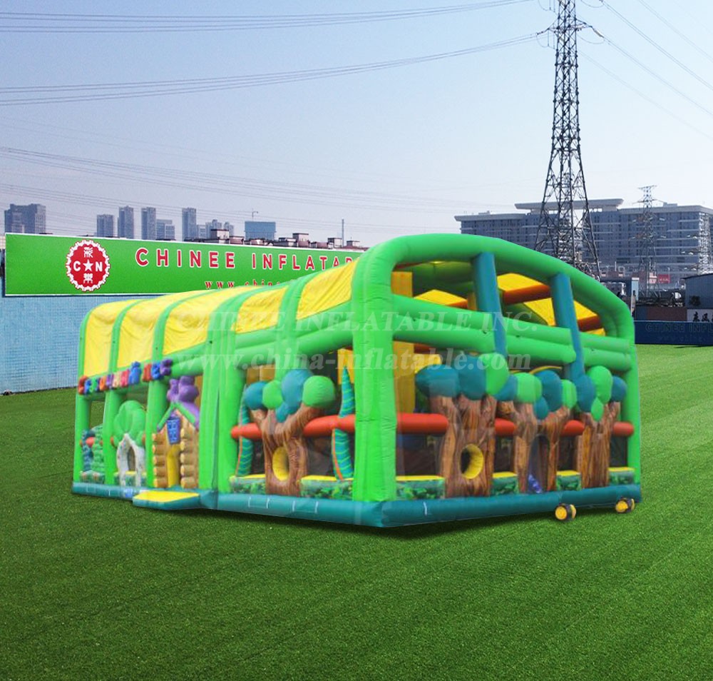 T6-802 Jungle Theme Inflatable Funcity