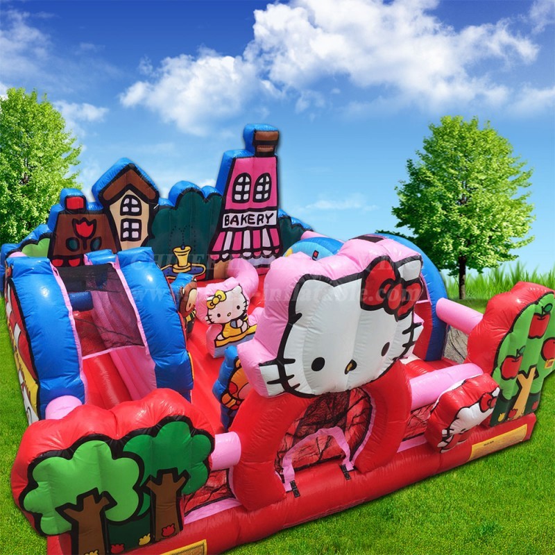 T2-4090 Hello Kitty Toddler Town Inflatable Play Land