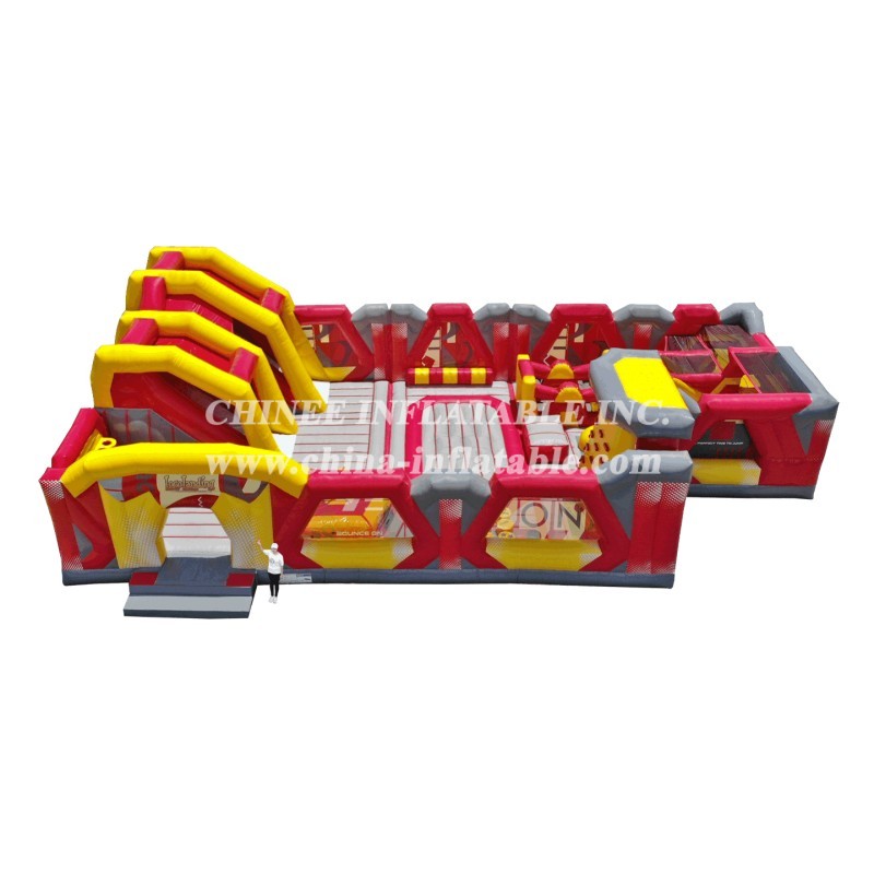 GF2-064 Inflatable Jumping Bouncy Obstacle Inflatable Outdoor Playground