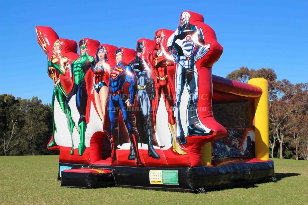 T2-4080 Superhero Justice League Jumping Castle