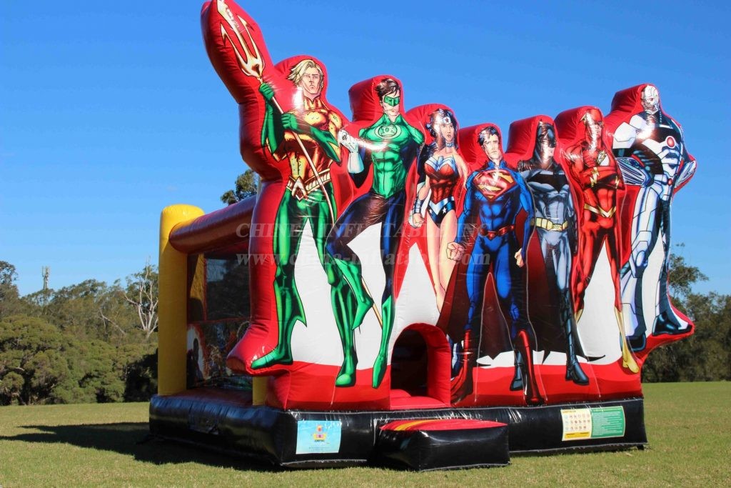 T2-4080 Superhero Justice League Jumping Castle