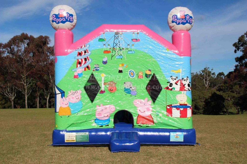 T2-4083 Peppa Pig & George Combo Jumping Castle