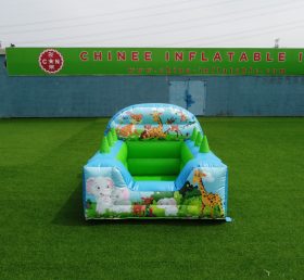 T2-4143 Baby Jungle High Back Inflatable Ball Pool