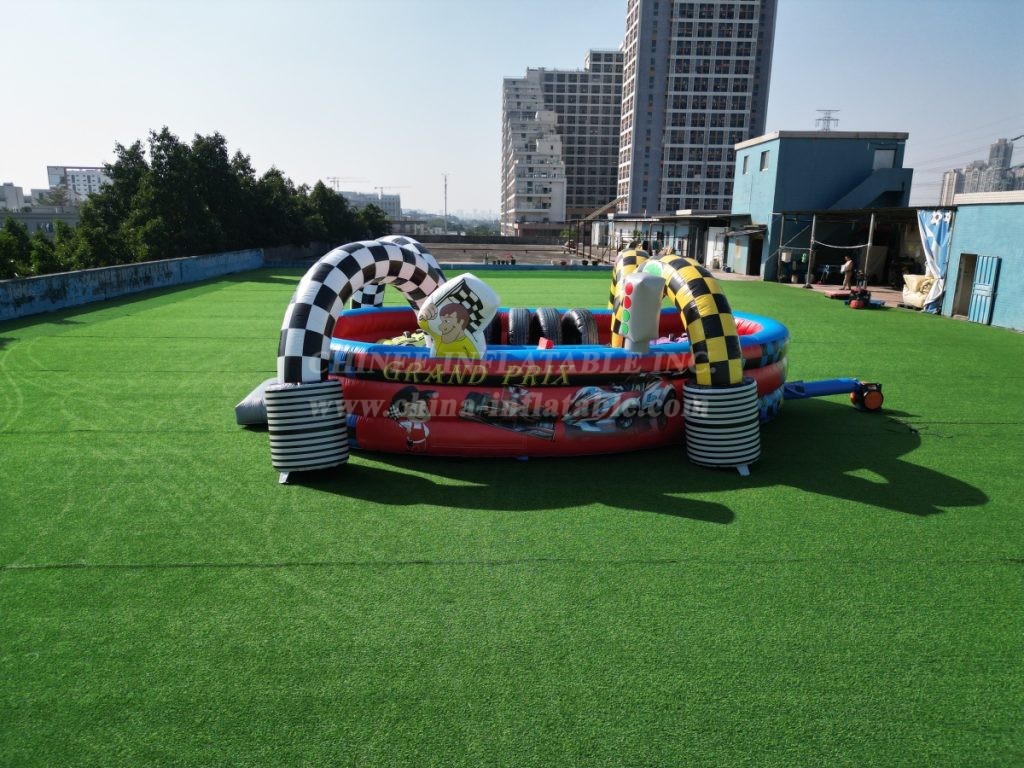T2-4115 Race Car Inflatable Bouncer