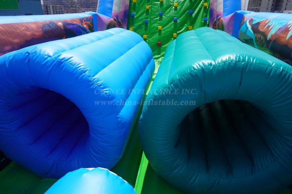 T8-4009 40M Dragon Inflatable Obstacle Courses