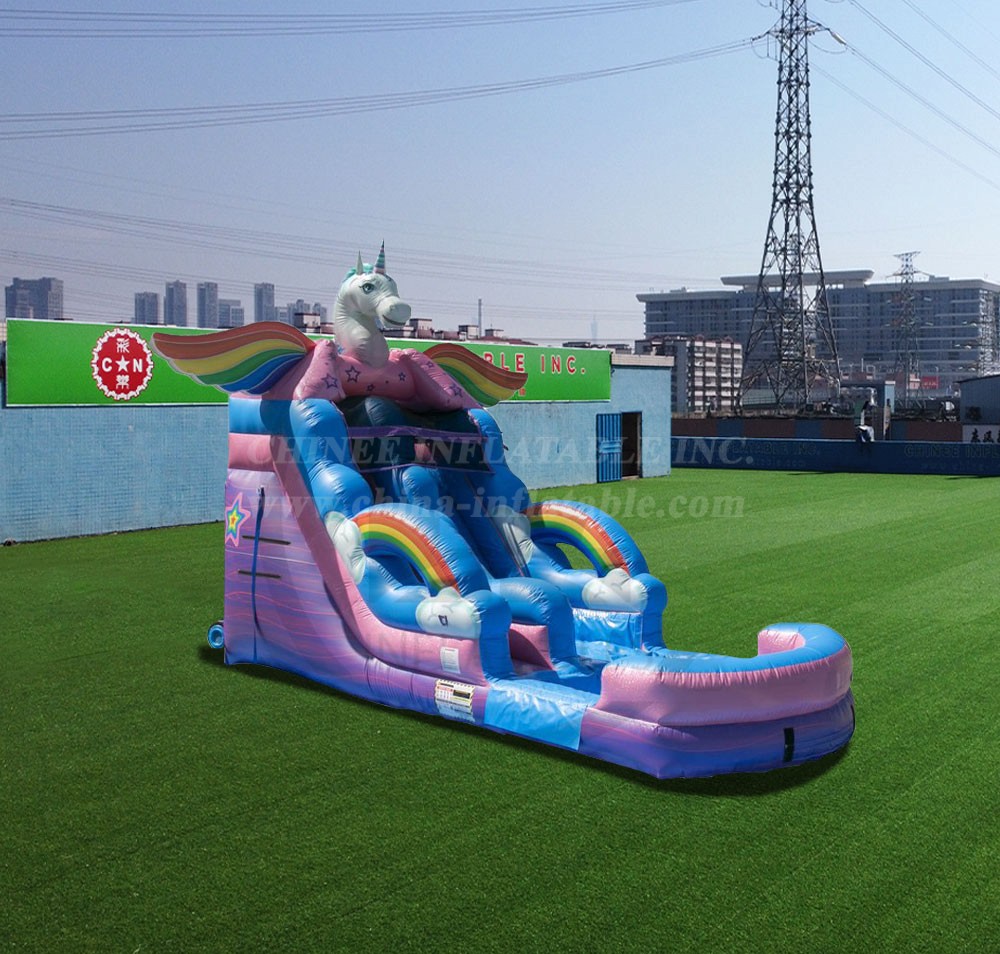 T8-4024 16 Ft Unicorn Water Slide