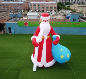 C1-223 8M Height Inflatable Santa Claus With Gift