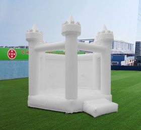 T2-3556 White Wedding Bouncy Castle