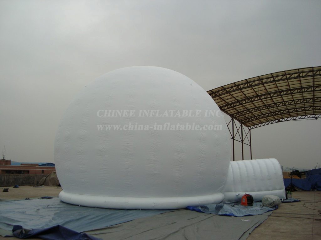 Tent1-4596 Inflatable Dome Tent With Channel