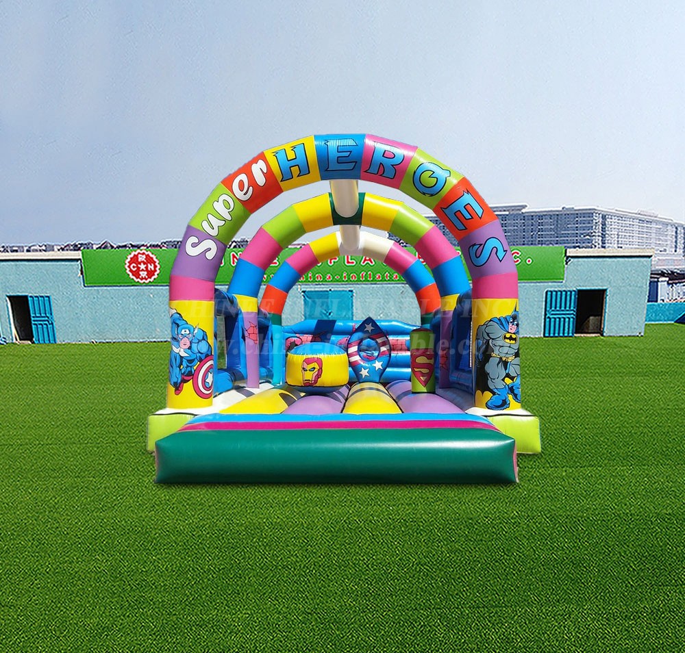 T2-4372 Superhero Bouncy Castle