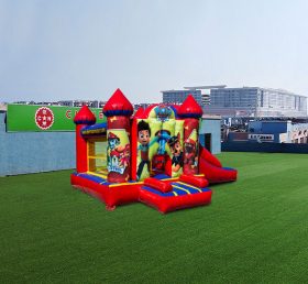 T2-4472 Paw Patrol Bouncy Castle With Slide