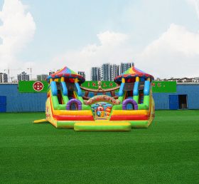 T6-849 Monkey Circus Inflatable Playground