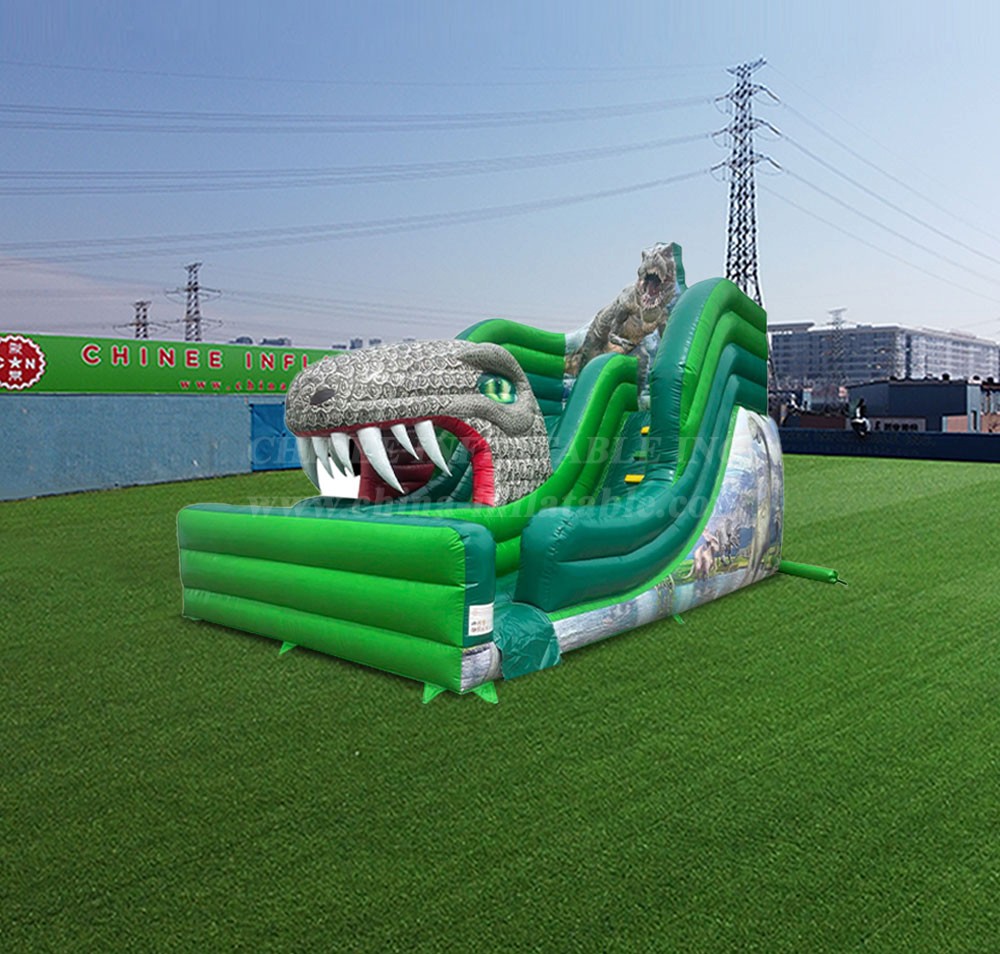 T8-4171 Dinosour Inflatable Slide