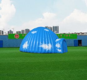 Tent1-4687 Blue Sky And Clouds Printing Custom Igloo