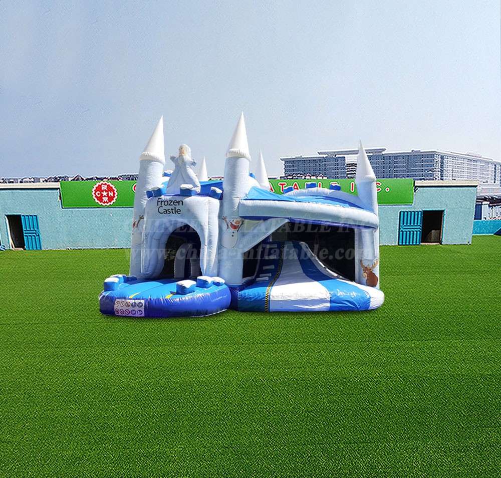 T2-4593 Frozen Castle With Slide