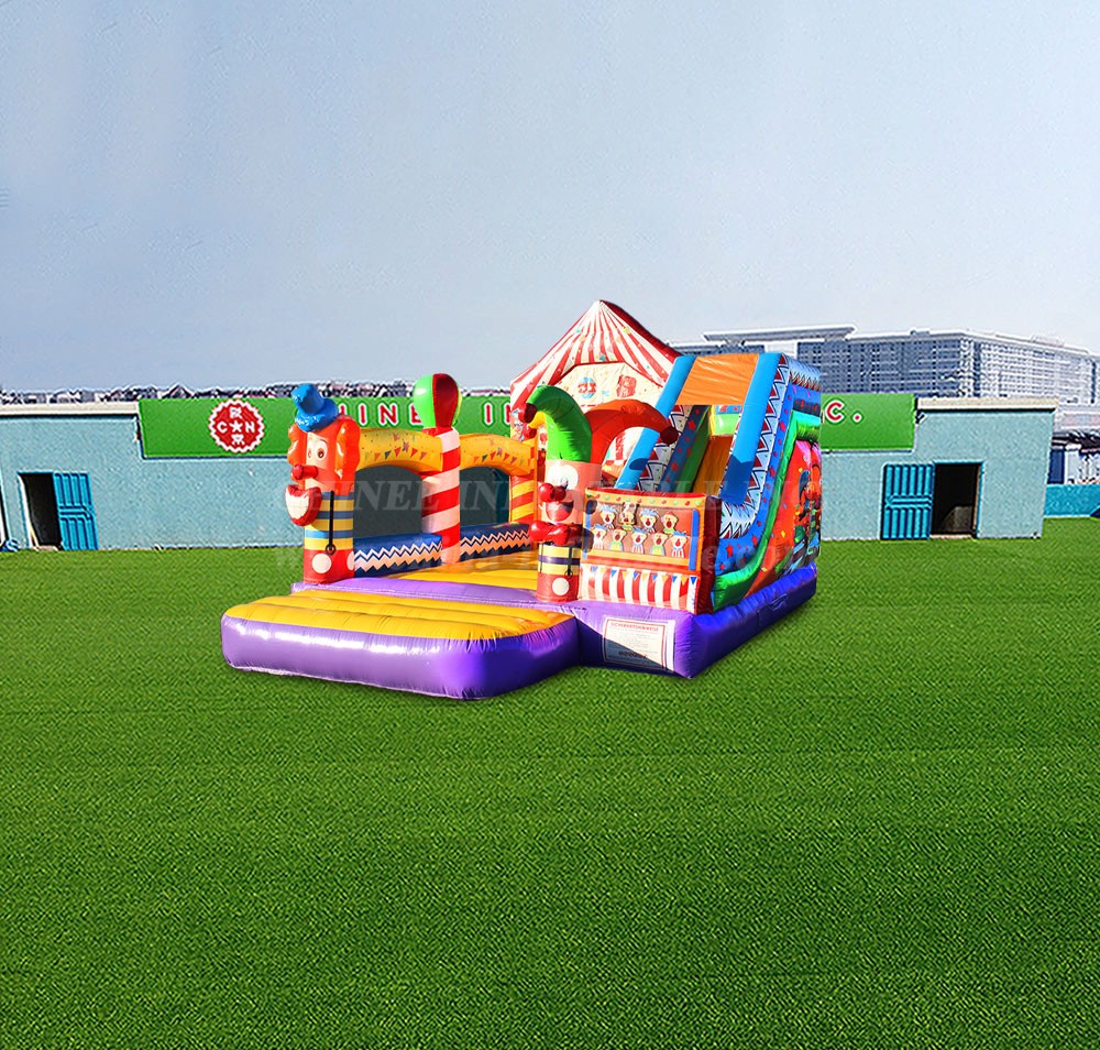 T2-4725 Circus Bouncy Castle With Slide