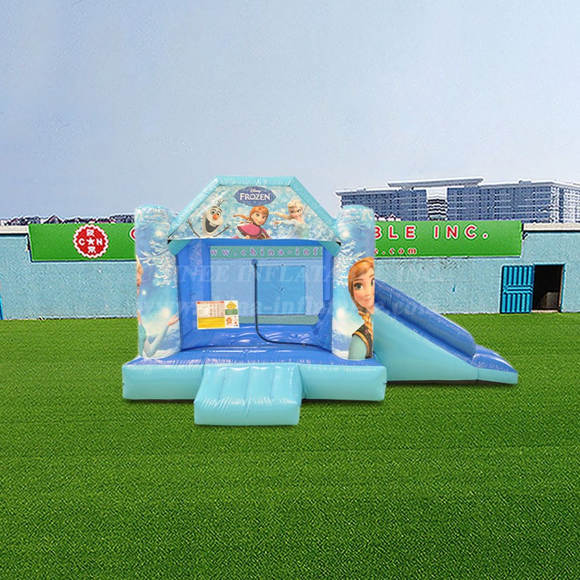 T2-4979 Disney Frozen Bounce House With Slide