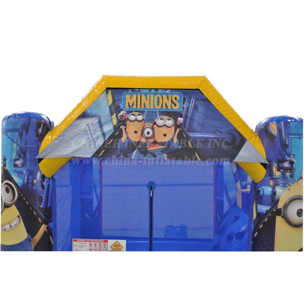 T2-4981 Minions Bounce House With Slide