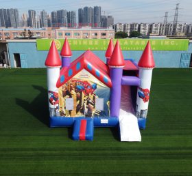 T2-860C Spider-Man Inflatable Castle With Slide