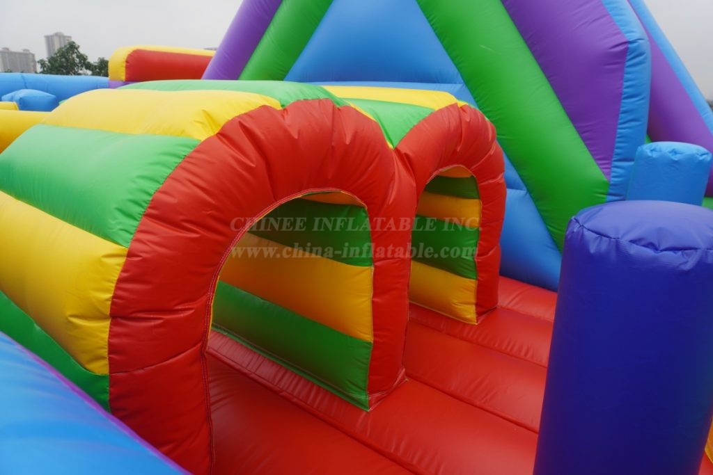 T2-6008 Inflatable Slide With Obstacles