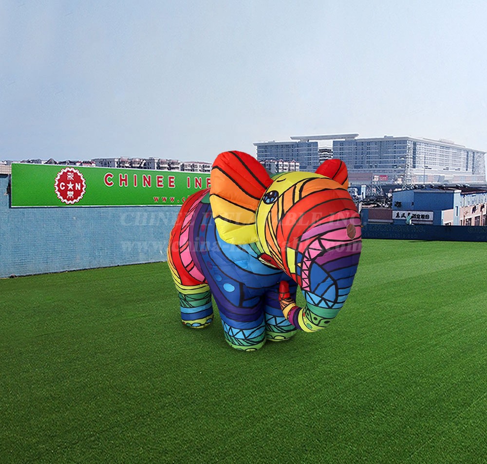 S4-565 Inflatable Color Elephant