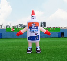 S4-700 Customized Inflatable Man Wearing Bottle Cloth Advertising