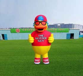 S4-642 Outdoor Walking Clown Duck Inflatable Costume